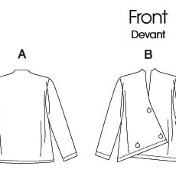 Vogue Katherine Tilton V8654 Sewing Pattern 8-10-12-14 Jacket Sewing Pattern - Picture 8 of 8